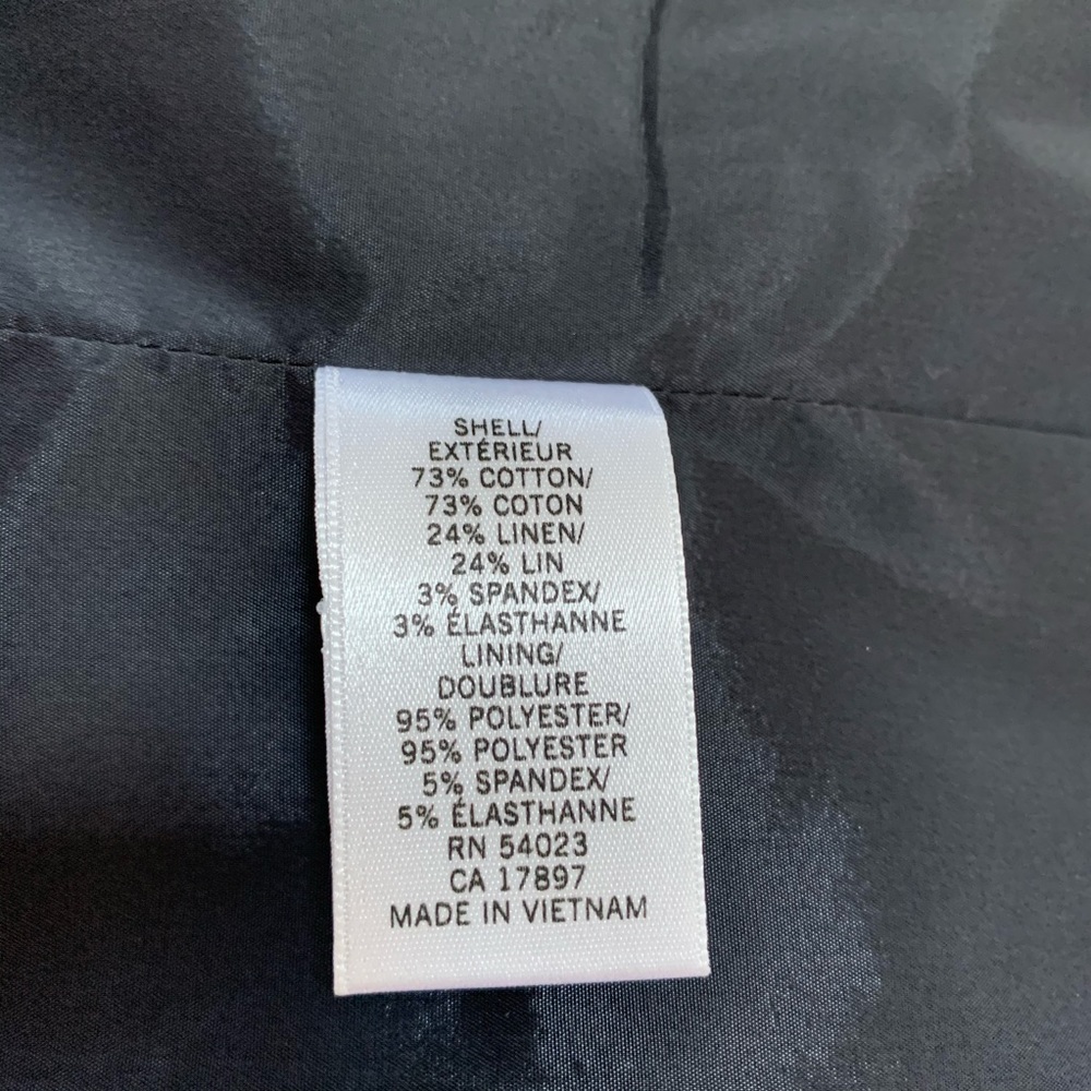 NWT Banana Republic Pinstripe Suit Jacket Blazer Size 6 - Picture 8 of 8